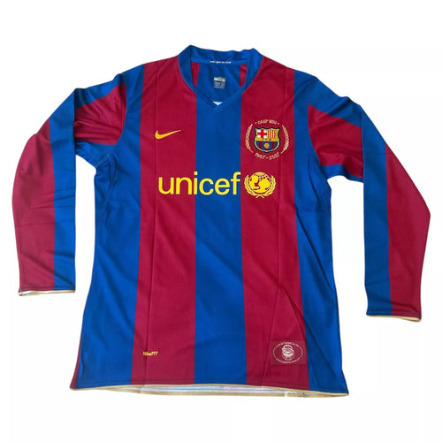 Barcelona 07/08 Lionel Messi ‘19’ Home Long Sleeve Jersey